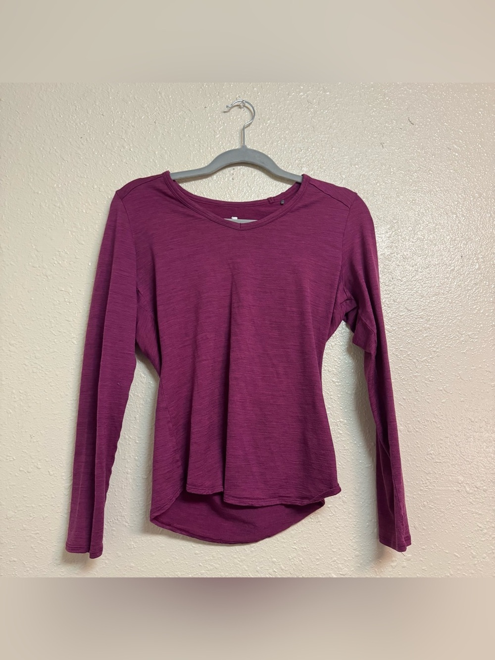 Segments Magenta 100% Merino Wool Long Sleeve